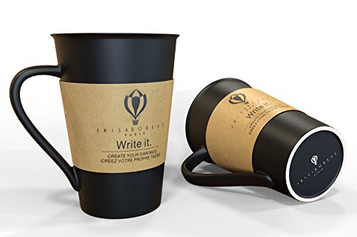 Iris&Boreas Tazza e Mug Ardesia Personalizzabile, Scrivere all’Infinito Messaggi, Regalo - 5