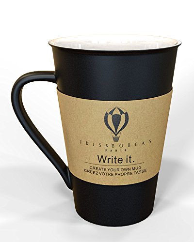 Iris&Boreas Tazza e Mug Ardesia Personalizzabile, Scrivere all’Infinito Messaggi, Regalo - 8