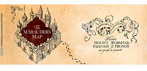 ABYstyle – HARRY POTTER Tazza magica Heat Change Mappa del Malandrino (per il calore) 460 ml - 5