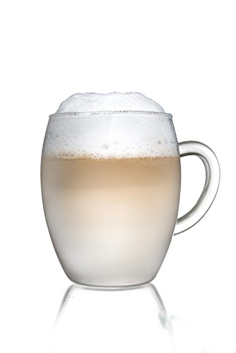 Bicchiere di tè di Creano all in one, grande tazza di tè con filtro e coperchio di vetro, 400ml - 3