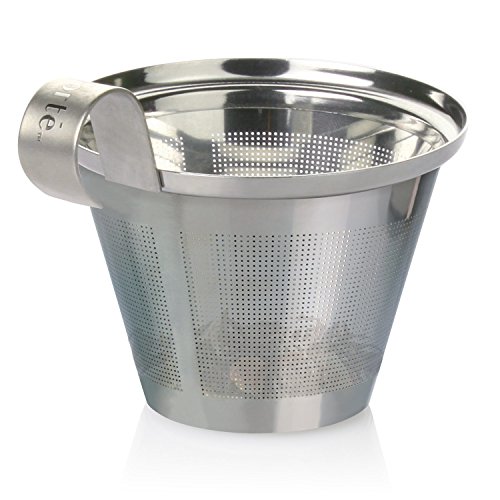 Tea Forté KATI Tazza da tè in ceramica con infusore e tappo, teiera per tè in foglie – – Fiori di ciliegio - 3