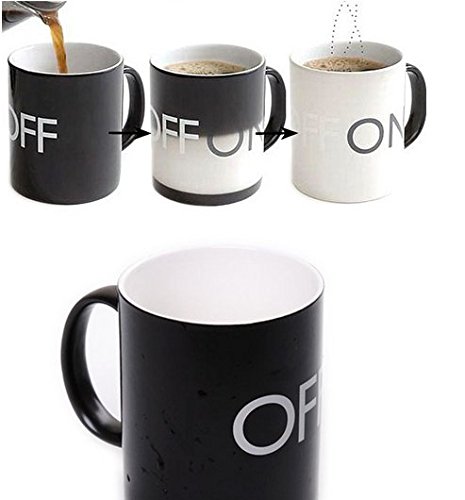 TAZZA TERMOSENSIBILE ON-OFF CAMBIA COLORE IDEA REGALO - 5