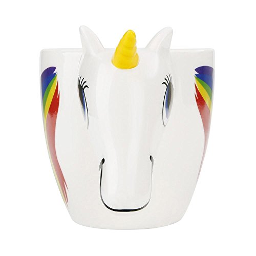 Aolvo Tazza Di Unicorno, Tazze Da Caffè In Ceramica Personalizzate Che Cambiano Colore Tazza Di Caffè Magica Originale, Sensibile Al Calore 3D - 2