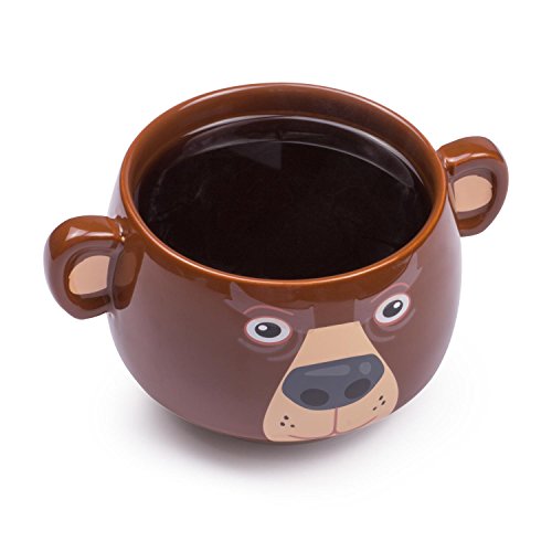 Thumbs Up BEARMUG Tazza Orso con Colori Che Cambiano con Il Calore, Ceramica,, 12,5 x 10,5 x 12,5 cm - 2