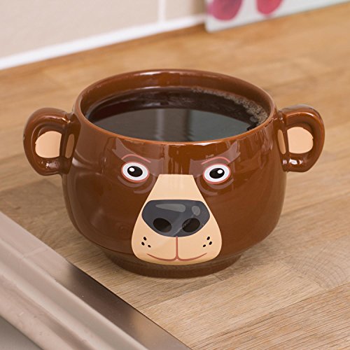 Thumbs Up BEARMUG Tazza Orso con Colori Che Cambiano con Il Calore, Ceramica,, 12,5 x 10,5 x 12,5 cm - 3