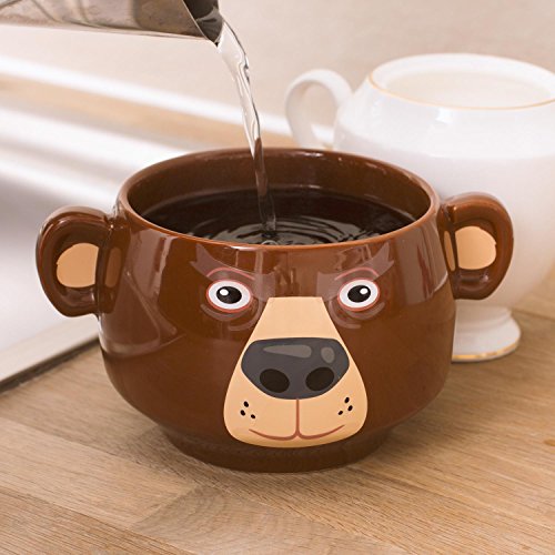 Thumbs Up BEARMUG Tazza Orso con Colori Che Cambiano con Il Calore, Ceramica,, 12,5 x 10,5 x 12,5 cm - 4