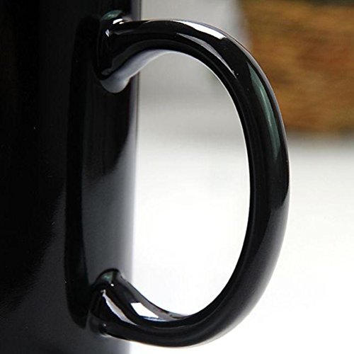 BESTONZON Tazza cambiante di colore Tazza di tè di ceramica sensibile al calore magica della tazza di caffè – regalo perfetto della novità per gli amanti di Wanderlust e gli avventurieri (batteria) - 6