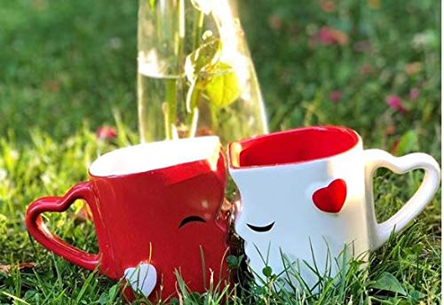 Mia ♥ Mio – Tazza da caffè/Set Bacio Tazze in Ceramica (Rosso) - 5