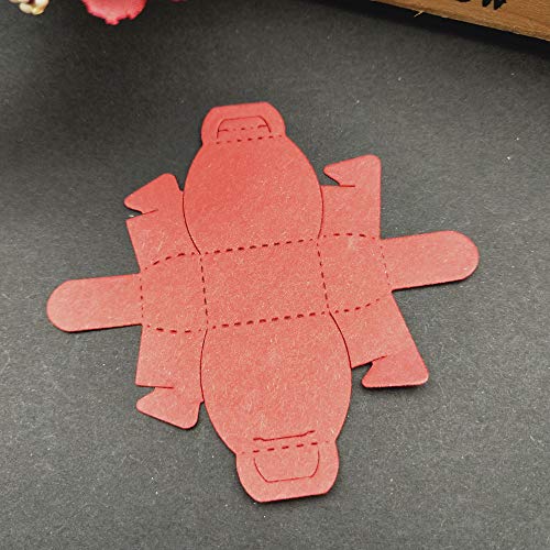 Lazzboy Fustelle Natale Scrapbooking Metallo Stencil Paper Card Craft per Sizzix Big Shot/Altre Macchine(B, Borsetta) - 5