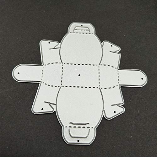 Lazzboy Fustelle Natale Scrapbooking Metallo Stencil Paper Card Craft per Sizzix Big Shot/Altre Macchine(B, Borsetta) - 6