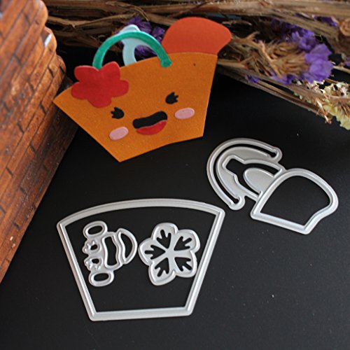 Lifet – Stencil a Forma di Borsetta, in Metallo, per Album di Scrapbooking - 3
