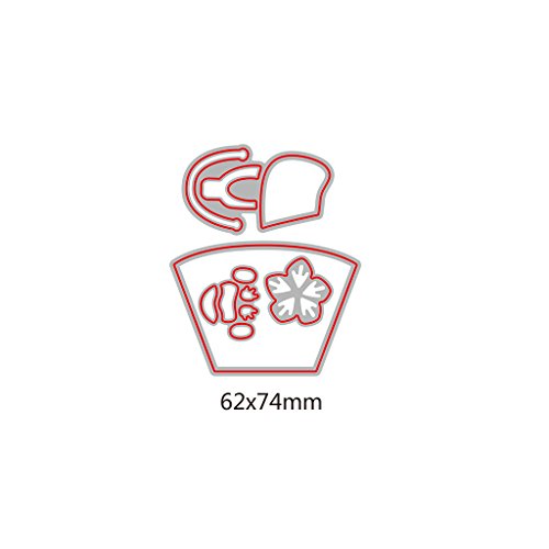 Lifet – Stencil a Forma di Borsetta, in Metallo, per Album di Scrapbooking - 5