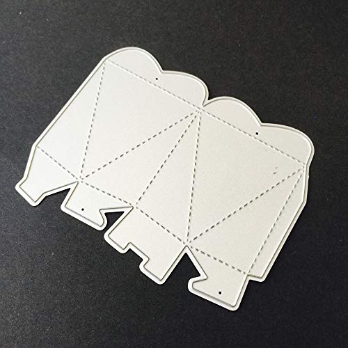 Lazzboy Fustelle Natale Scrapbooking Metallo Stencil Paper Card Craft per Sizzix Big Shot/Altre Macchine(B, Scatola) - 7
