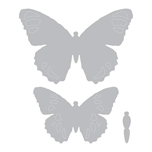 Sizzix Farfalla sbrindellata Fustella, Multicolore, taglia unica - 2