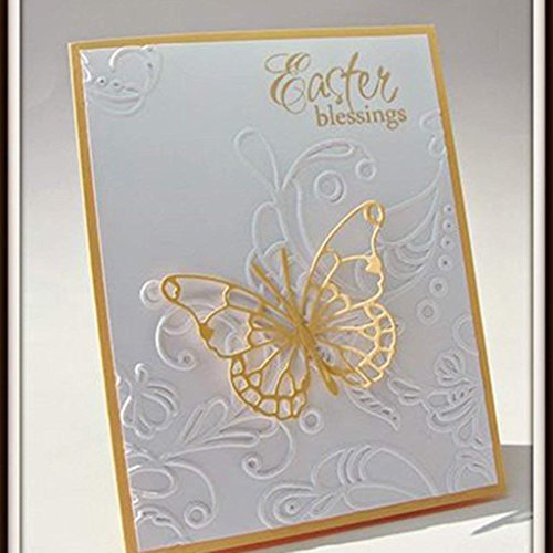 , kit fustelle in metallo con matrice da taglio per scrapbooking, progetti fai-da-te, bigliettini, motivo a farfalla - 8