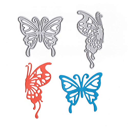 Kakiyi Forma Farfalla Fustelle in Acciaio al Carbonio di goffratura Stencil Metallo Muffa DIY dell’album Photo Album Crafts - 2