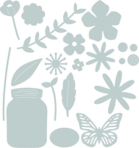 Sizzix Thinlits Fustella, Fiori da Giardino - 2