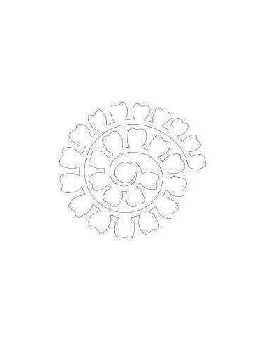Sixxiz – Fustella Sizzlits, rosa in 3D, design di Scrappy Cat - 2