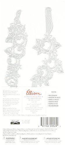 Sizzix “Rose Border By Sharyn Sowell Thinlits, in acciaio al carbonio,, confezione da 2 - 2