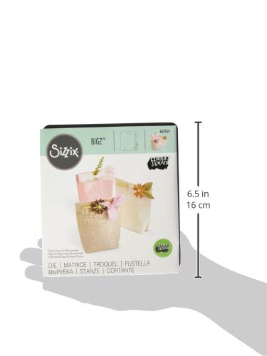 Sizzix Bigz die-box floreale Gift by Lindsey serata, legno/acciaio/plastica,, 17.3 x 14 x 1.9 cm - 2