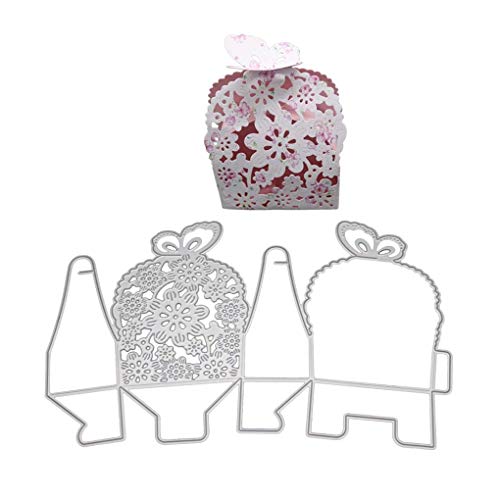 Kakiyi Carte di carta fai da te Fare fustelle Fiore farfalla Gift Box Greeting Card Photo Album goffratura stencil - 3