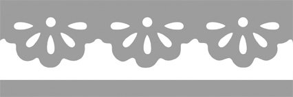 RAYHER Hobby 89817000, Fustella per Bordure,Margherita, per Cartoncino Fino a 200 g/m² - 2