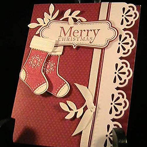Teydhao Pizzo Floreale Fustelle Figura Decorative Bordi Metallici Stencil per Greeting Card Copertura goffratura Stencil Fai da Te Scrapbooking Album - 3