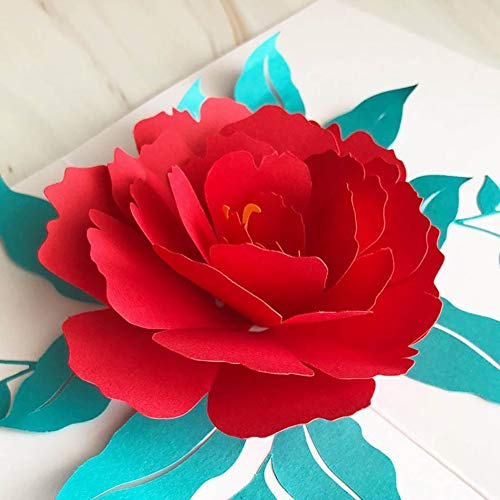 Taglio Dies Clifcragrocl fiore 3D DIY metal fustella stencil scrapbook Paper Cards album Craft Decor – argento - 3